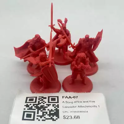 A Song Of Ice And Fire Lannister Attachments 1 FAA-07 • $20.83