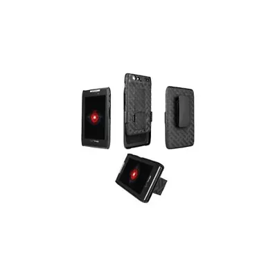 Verizon Shell Holster Combo Case For Motorola Droid Razr XT912 - Black • $14.99