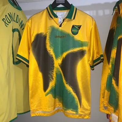 Vintage Jamaica 2002/2004 Uhlsport Home Football Shirt Mens Large  • £79.99