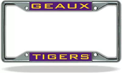 Louisiana State GEAUX TIGERS License Plate Frame • $24.83