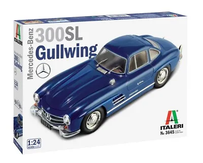 Italeri 3645 1/24 Scale Model Car Kit Mercedes-Benz 300SL W198 Gullwing Coupe • $27.90