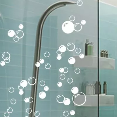 88 Bubbles Wall Art Bathroom Window Shower Tile Decoration Decal Kid Car Sticker • £2.99