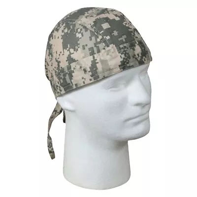 Digital ACU Tactical Camouflage Camo Durag Head Wrap Skull Cap Hunting Military • $10.99