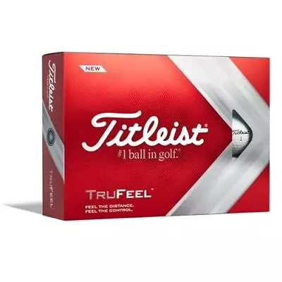 TITLEIST Golf Ball 2022 TRUFEEL Golf Ball T6035S-J White 1dozen 12pcs From JAPAN • $45.57