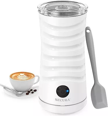 Electric Milk Frother Automatic Milk Steamer 4-IN-1 Hot & Cold Foam Maker-8.4 • $35