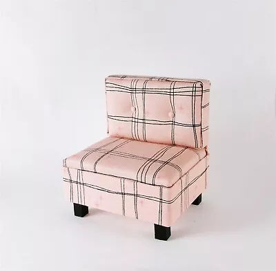  Dollhouse Miniature Artisan Mid Century Modern Pink Chair  • $45.99