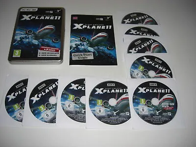 X-PLANE 11 Pc DVD Rom / Apple MAC XPLANE Flight Simulator Sim FAST POST • £42.99