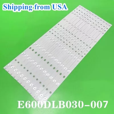 LED Backlight Strips(12) For VIZIO 60 Inch TV E60-C3 E60DLBE605F E600DLB030-007 • $37.65