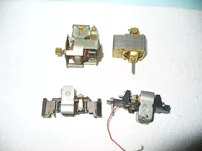 4-DC Motors For HO Diesel Engines/Steam Locomotives'-All Run-FOR PARTS/REPAIRS • $9.99