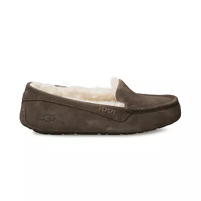 Ugg Ansley Chocolate Suede Sheepskin Moccasins Women's Slippers Size Us 9 New • $62.99