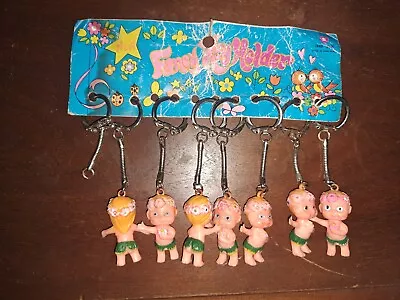 Vintage Hawaii Hula Girl Keychain Store Display Hong Kong Toy Gigglers • $19.95