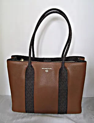 Michael Kors - Austin Large Leather Tote - Luggage • $199.50