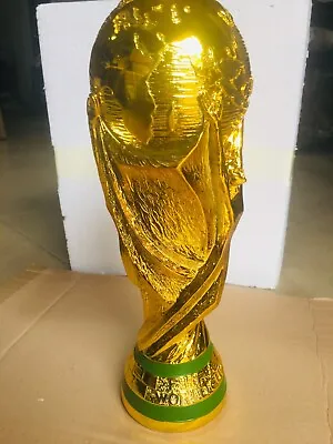 $24.99 • Buy Qatar 2022 New Resin World Cup Soccer Trophy Football Champion Award Fan ARG USA