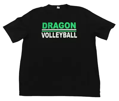 Size XL - Dragon Volleyball Men's Black DryFit T-Shirt • $9.99