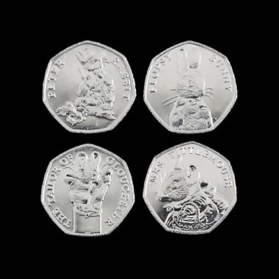 2018 Uncirculated Beatrix Potter 50p Fifty Pence Coins Full Set Album Available • £8.99