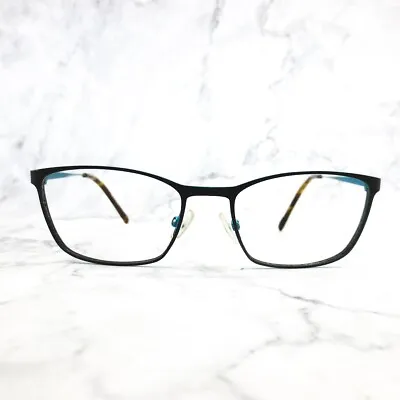 Morel 30060L NB09 Eyeglasses Rectangular Black Blue Full Rim Frames 49-17-135 • $44.99