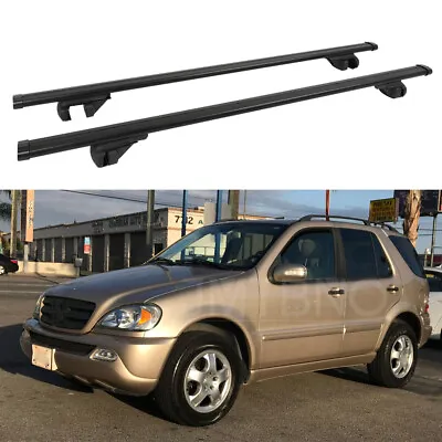 Roof Rack Cross Bars Luggage Carrier Black For Mercedes Benz ML350 2003-2015 • $139.39