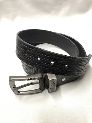 £1.99 • Buy Men’s Armani BlackLeather Size 32 To 34 Waist Nw  Belt(uk03749