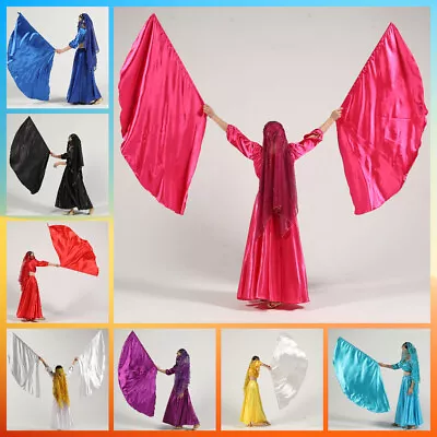 1Pair Child Satin Flag Metallic Worship Angel Wing Flags Praise Flag Dance Props • $9.58