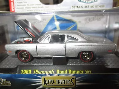 M2  1969 Plymouth Road Runner   383   Silver  2016 • $12