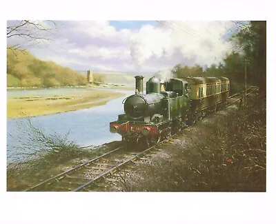 Passing St Winnow Vintage GWR Railway Print Picture Don Breckon DBG#47 • £3.49