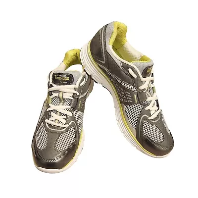 Skechers Tone Ups Gray/Lime/Silver Fitness Shoes Women’s Size 7.5 US • $27.95