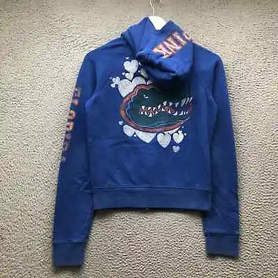 Pink Victoria's Secret Florida Gators Sweatshirt Hoodie Jacket Women's 6 Blue • $24.99