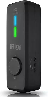 IK Multimedia IRig Pro I/O Instrument/mic Audio Interface For IPhone+iPad+Mac/PC • $149.99