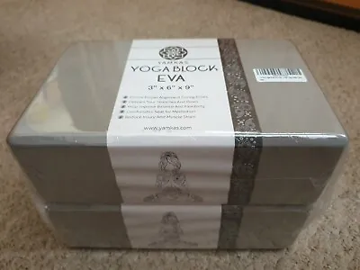 EVA Yoga Blocks Set Of 2 Grey • £7