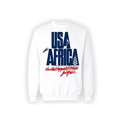 USA For Africa Jumper! We Are The World Kenny Rogers Michael Jackson Diana Ross • $43.16