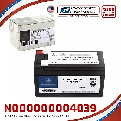 Genuine Auxiliary Battery 12V 1.2Ah For Mercedes-Benz W221 W212 N000000004039 US • $58.99