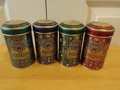 Vintage Watkins 1987 Limited Edition Collector's Spice Tins Set Of 4 • $9.99