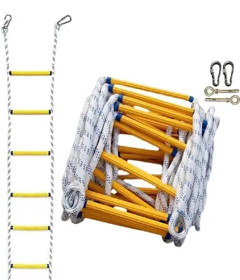 £25 • Buy Fire Escape Ladder, Emergency Safety Portable Rope Ladder, 6 Storeys 2.5m