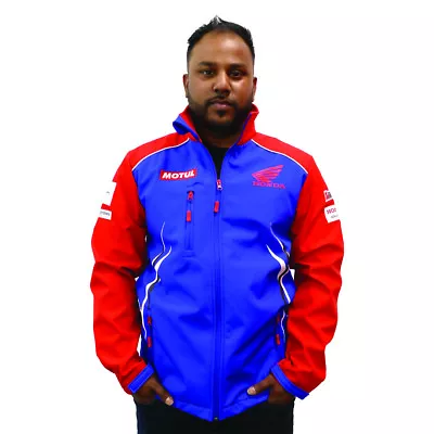 Official 2022 Honda Racing Men's Blue & Red British Superbikes Softshell Jacket • £84.99