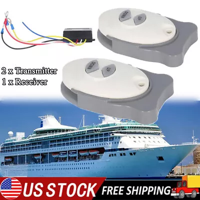 Anchor Remote Windlass Wireless Switch Remote Control Parts For Marine Boat Sail • $37.99