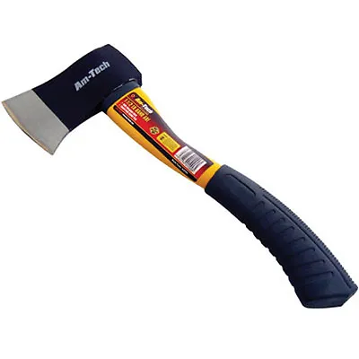 FIBREGLASS HANDLED WOOD AXE - Hand Hatchet Kindling Firewood Log Chopper Handle • £10.99