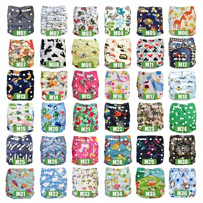 $202.99 • Buy Reusable Baby Cloth Nappies Diapers MCNs Bamboo Inserts Bulk My Little Ripple