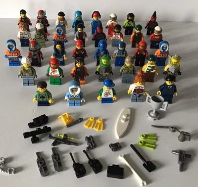 £7.99 • Buy Lego Minifigure Bundle 36 Figures - Arctic Pirate City Racers Space Aqua Etc