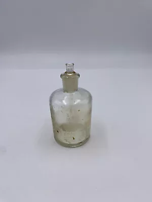 Vintage Kimax Glass Bottle Apothacary Jar  W/ Stopper • $20