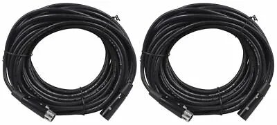2 Rockville RDX5M50 50' 5-Pin Male-Female DMX Lighting Cables 100% Copper • $44.95