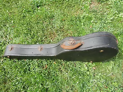 Vintage Geib Guitar Case 1920's Purple Interior • $249