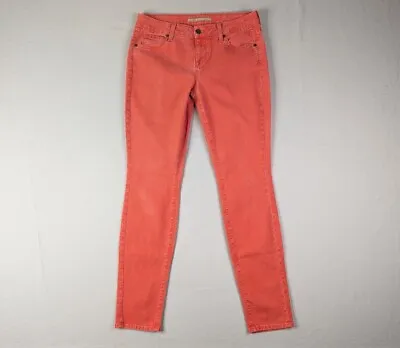 VINCE Crop Skinny Ankle Jeans Womens 29x30 Stretch Denim Tomato • $13.17