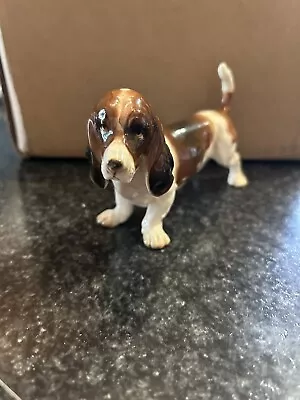 Vintage Basset Hound Figurine Numbered • $9