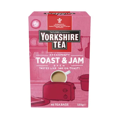 Taylors Of Harrogate Yorkshire Tea Breakfast Toast And Jam 40 Bags • $20