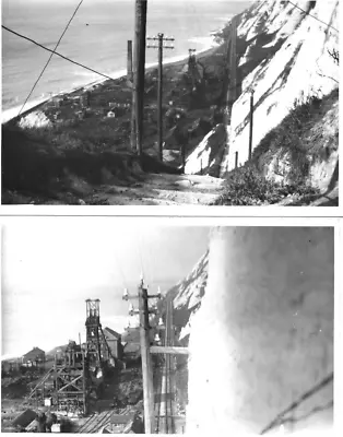 2 Steam Era Railway Photos Taken At Shakespeare Cliffe & Tunnel Kent [colliery] • £0.75