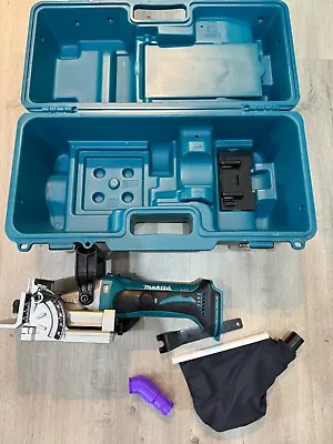 Makita DPJ180Z 18V Mobile Plate Biscuit Joiner WITH CASE And 3d Print Dust Port • $449