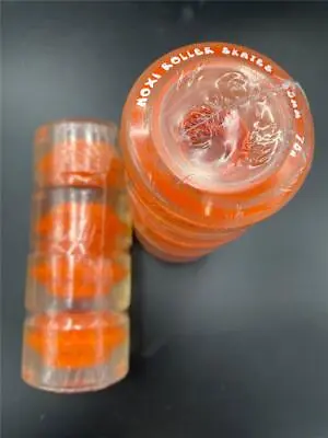 NEW 8 Pack Moxi Gummy Clementine Roller Skate Wheels  65mm 78a Orange • $44.99