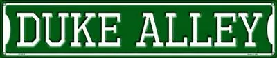 Duke Alley Metal Street Sign 5  X 24  Wall Decor - DS • $29.95