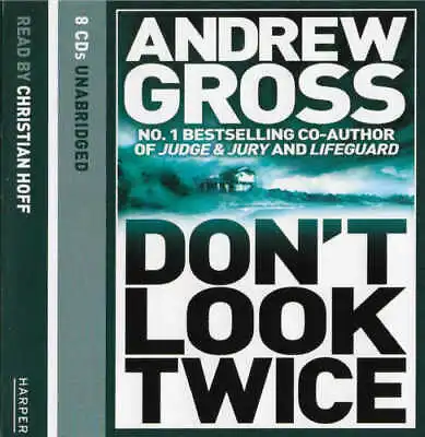 Andrew Gross Don't Look Twice Cd Audio Book New Sealed Full Unabridged Version • £12.20