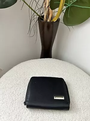 ROSETTI Faux Leather Zip Around Purse Wallet Black • $9.99